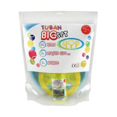 Набор мыльных пузырей 1шт цветной Биг Tuban