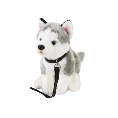 Іграшка мяка собака Хаски 25см  J20704R Uni Toys