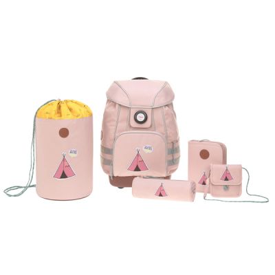 Рюкзак дитячий великий з пеналом, холдером, гаманцем та сумкою 1шт рожевий 1205001749 Lassig