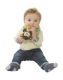 Слинявчик водонепроникний гризун іграшка 3в1 03-12 міс мавпа BB17MON Malarkey Kids