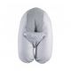 Подушка для мами і малюка 3 в 1 73х40х15 сірий-білий 684466 Tineo