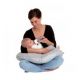 Подушка для мами і малюка 3 в 1 73х40х15 сірий-білий 684466 Tineo